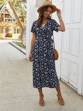 Vestido largo estampado